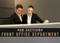 Let’s Understand the Sub-Sections of Front Office Department along with their activities.