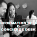 How to differentiate between Hotel Information Desk & The Concierge Desk.