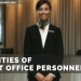 All you need to know about Qualities of Front Office Personnel.