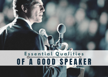 What are the essential qualities of a Good Speaker? Cover